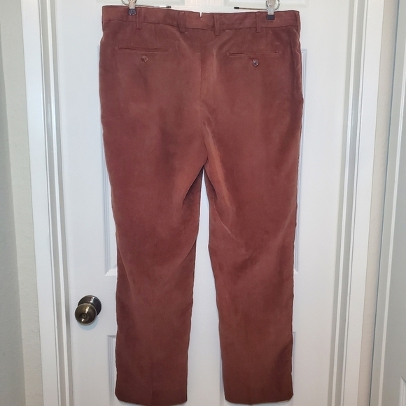 Peter Millar Nanoluxe Men’s Classic Corduroy Pants Sz: 38x30 Brown - Picture 7 of 13